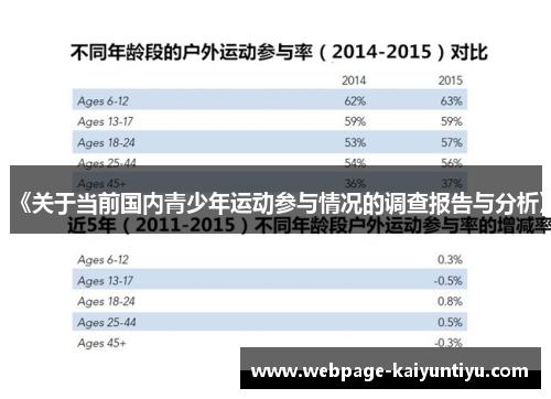 《关于当前国内青少年运动参与情况的调查报告与分析》